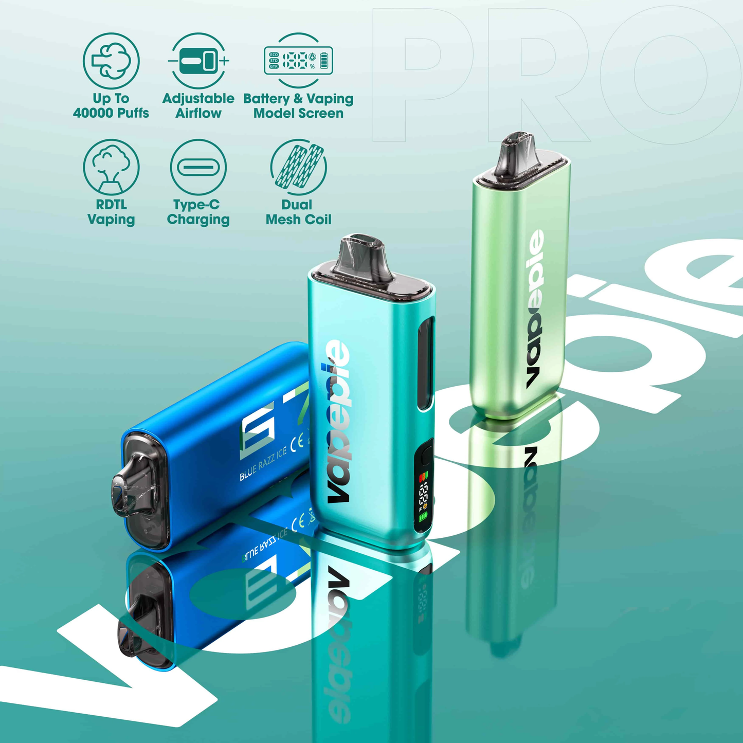🏆VAPEPIE 70000 PUFFS+VAPEPE 40000